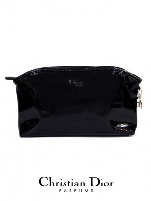 CD001*CHRISTIAN DIOR PARFUMS COSMETIC POUCH (BLACK)
